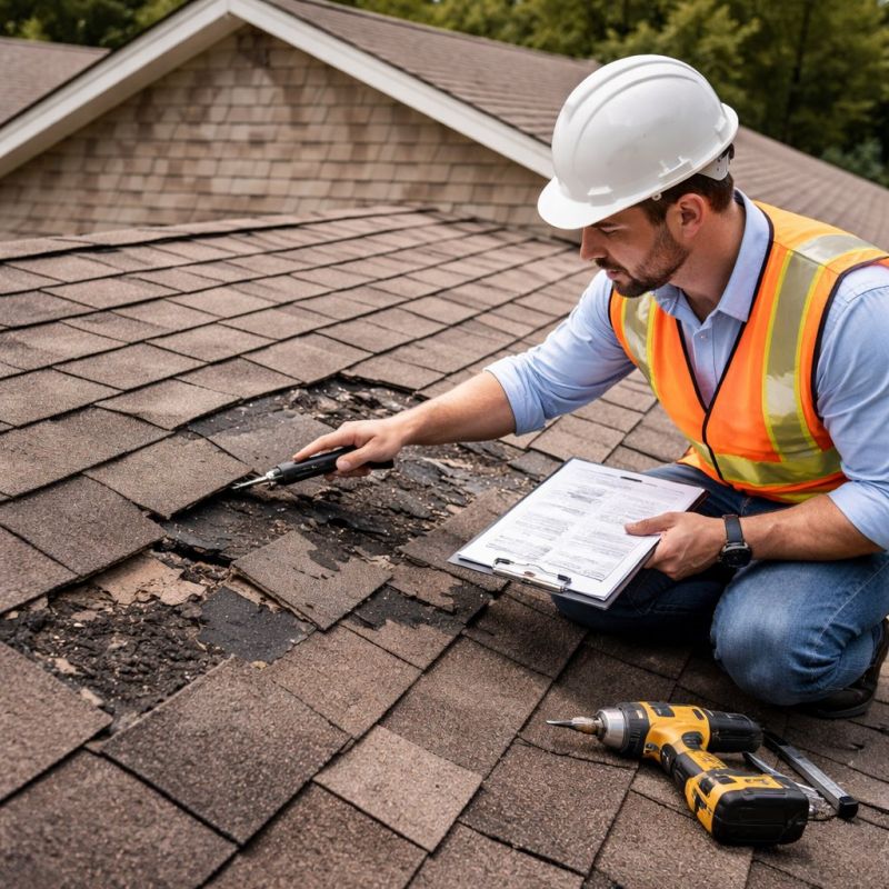 Asphalt Roof Inspection in Mechanicsburg, OH