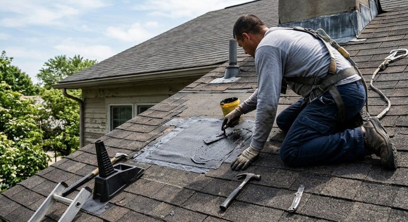 Asphalt Roof Leak Repair in Bellefontaine, OH