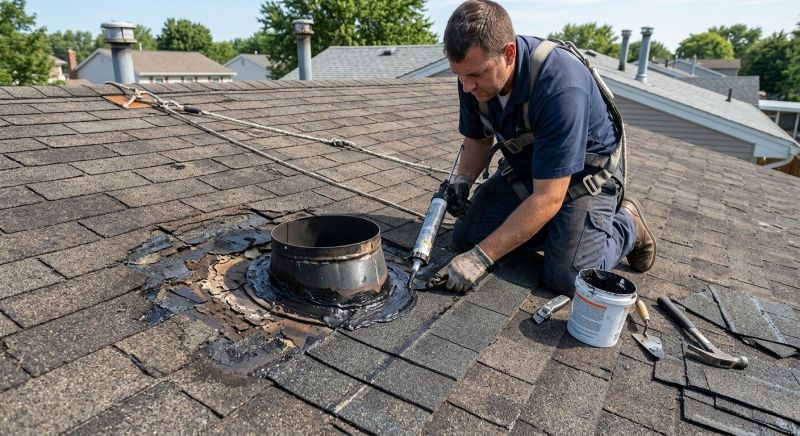 Asphalt Roof Leak Repair in Logan County, OH