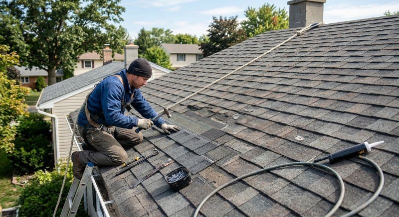 Asphalt Roof Leak Repair in Mechanicsburg, OH