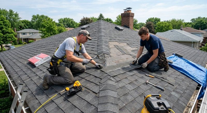 Asphalt Roof Repair in Logan County, OH