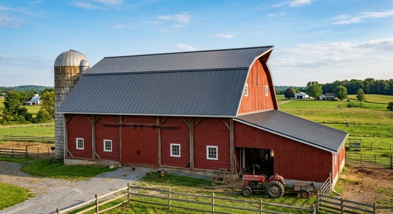 Barn Roof Replacement in Bellefontaine, OH
