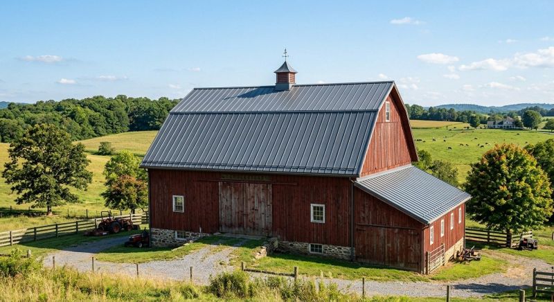 Barn Roof Replacement in Logan County, OH