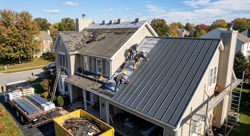 Barn Roof Replacement in Shelby County, OH