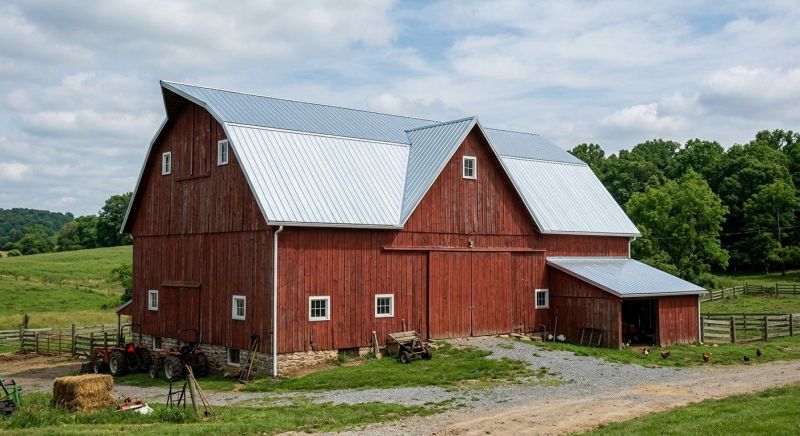 Barn Roof Replacement in Sidney, OH
