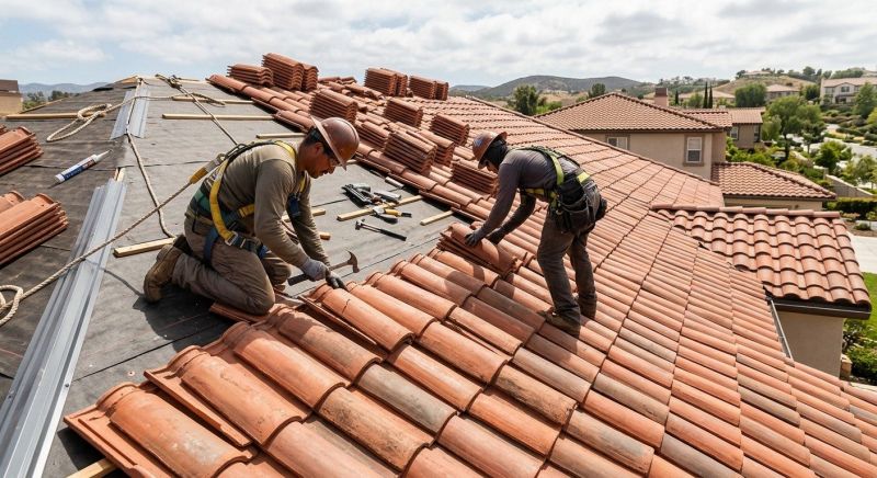 Barrel Tile Roof Installation in Logan County, OH
