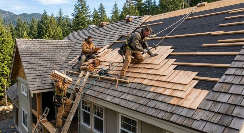 Cedar Roof Installation in Logan County, OH