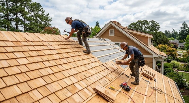Cedar Roof Installation in Urbana, OH
