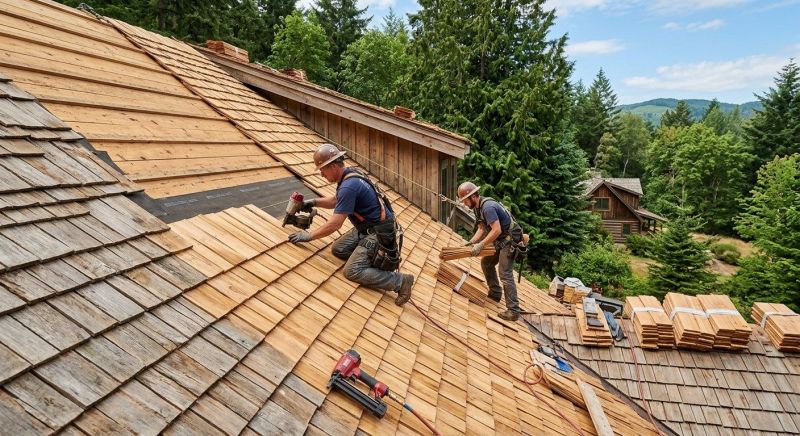 Cedar Roof Installation in Urbana, OH