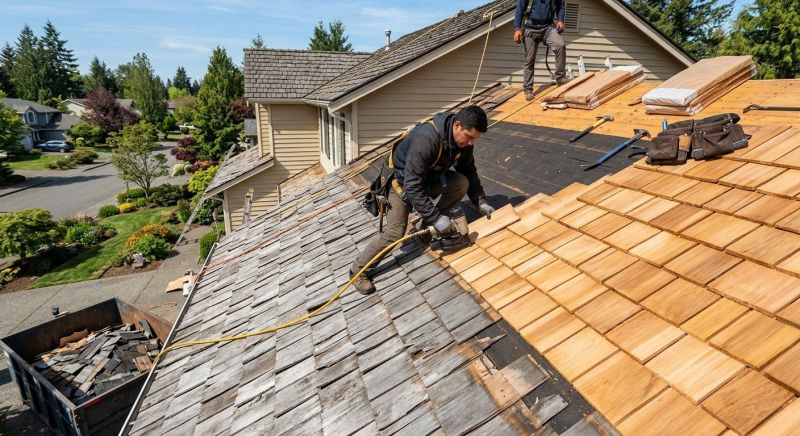 Cedar Roof Replacement in Logan County, OH