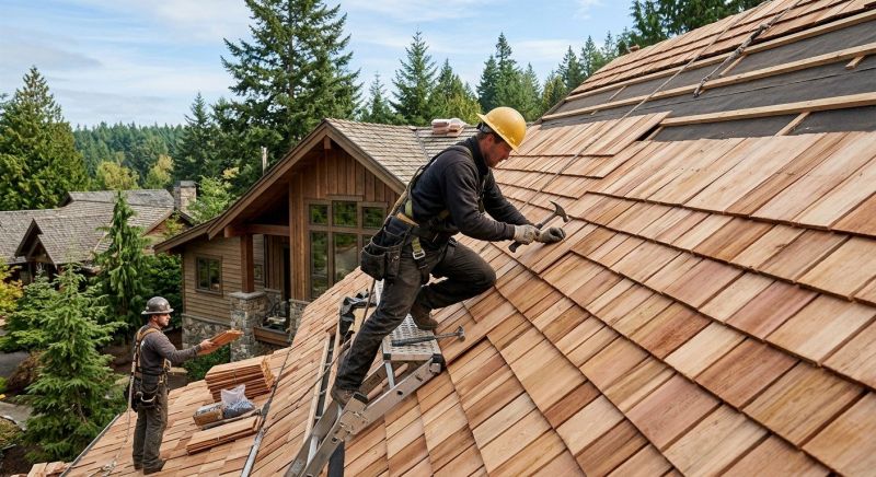 Cedar Shake Roof Construction in Urbana, OH
