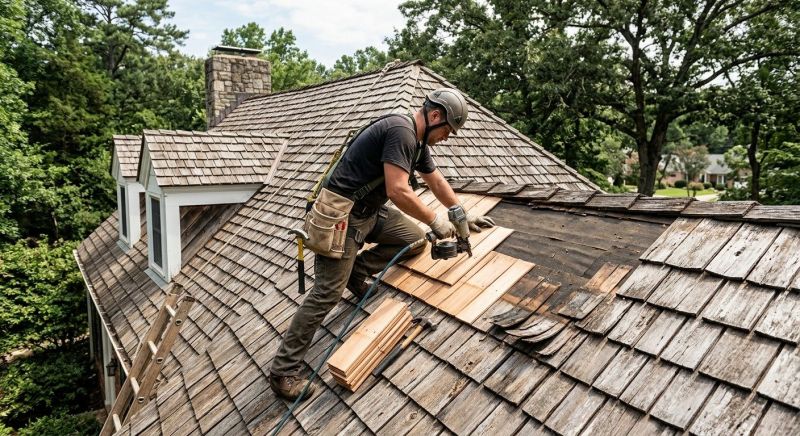 Cedar Shingles Repair in Shelby County, OH
