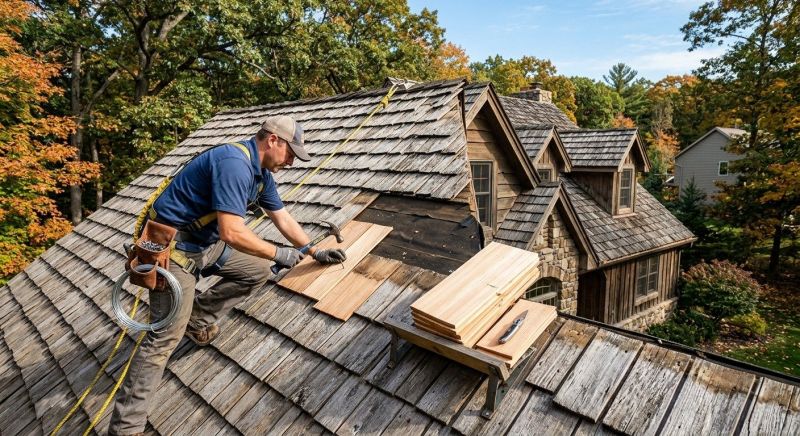 Cedar Shingles Repair in Sidney, OH