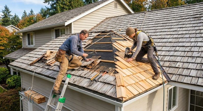 Cedar Shingles Repair in Sidney, OH