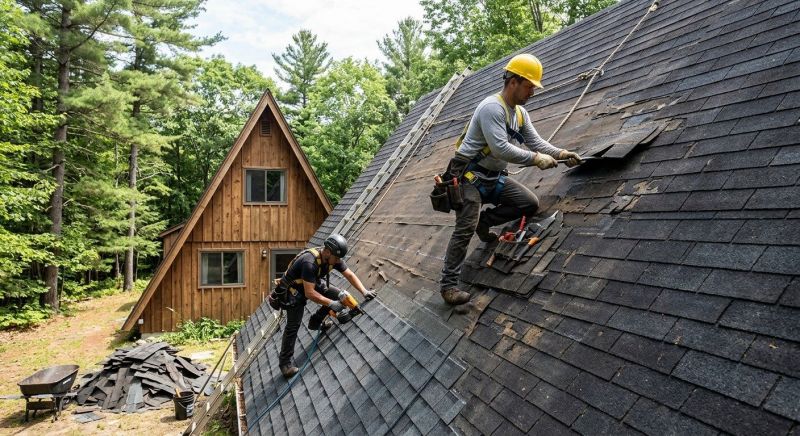 Collapsing Roof Repair in Logan County, OH