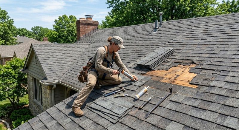 Composite Shingle Repair in Logan County, OH
