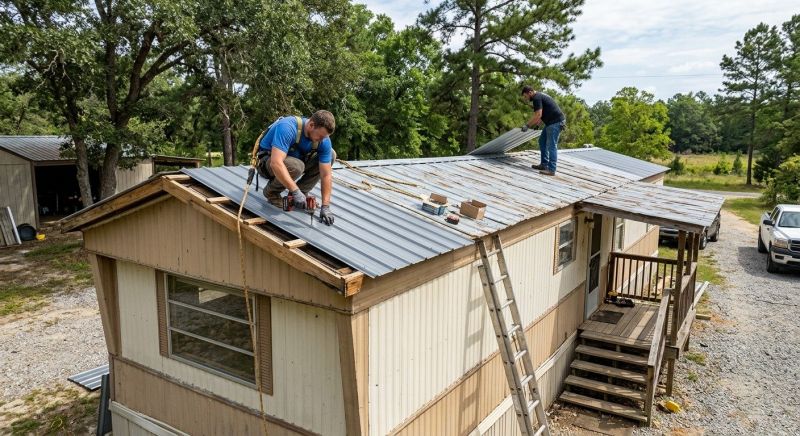 Corrugated Roof Repair in Logan County, OH