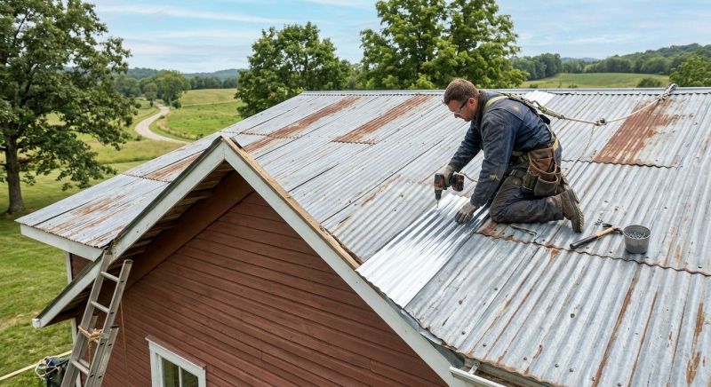 Corrugated Roof Repair in West Liberty, OH