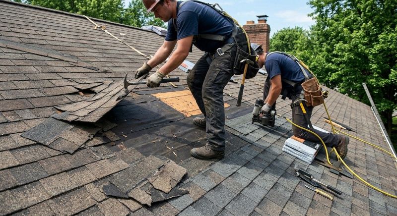 Damaged Roof Repair in Richwood, OH
