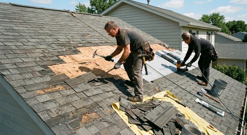 Damaged Roof Repair in West Liberty, OH