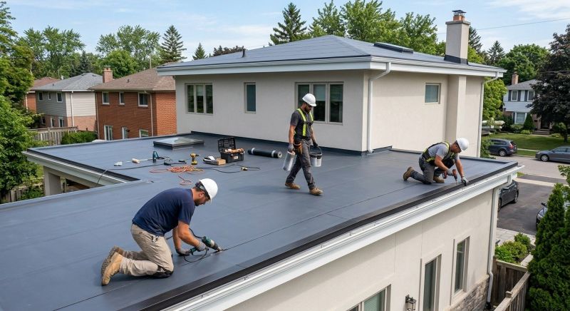 Epdm Roof Installation in Marysville, OH