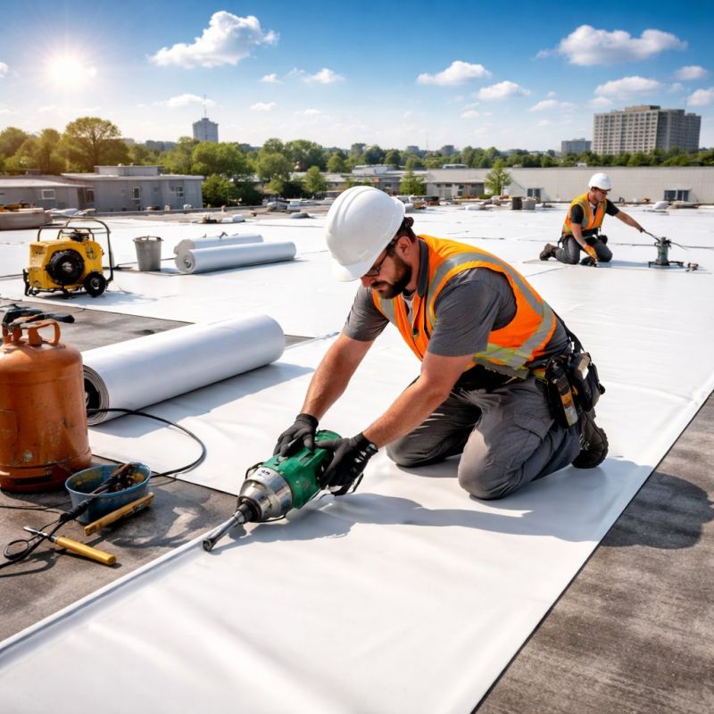 Epdm Roof Installation in Urbana, OH