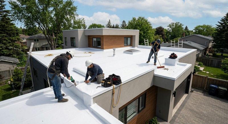 Flat Roof Installation in Shelby County, OH