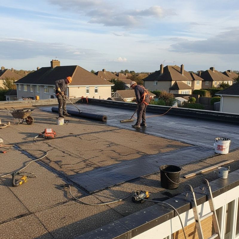 Flat Roof Repair in Bellefontaine, OH