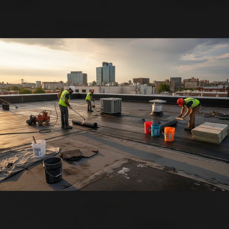 Flat Roof Repair in Marysville, OH