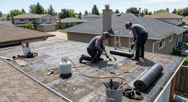 Flat Roof Repair in Shelby County, OH
