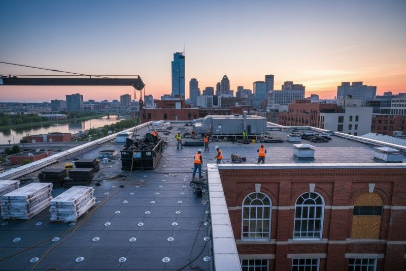 Flat Roof Replacement in Marysville, OH