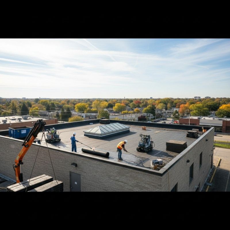 Flat Roof Replacement in Shelby County, OH