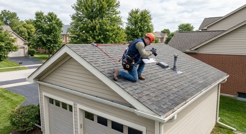 Garage Roof Inspection in Logan County, OH