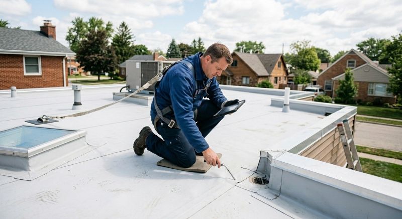 Garage Roof Inspection in Logan County, OH