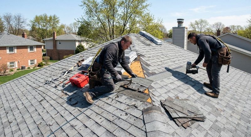 House Roof Repair in Urbana, OH