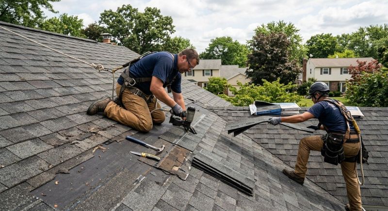 House Roof Repair in Urbana, OH