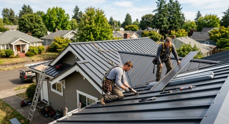 Metal Roof Repair in Shelby County, OH
