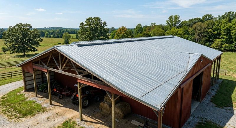Pole Barn Roof Repair in Richwood, OH