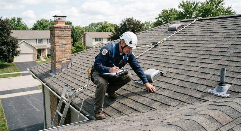 Real Estate Roof Inspection in Logan County, OH