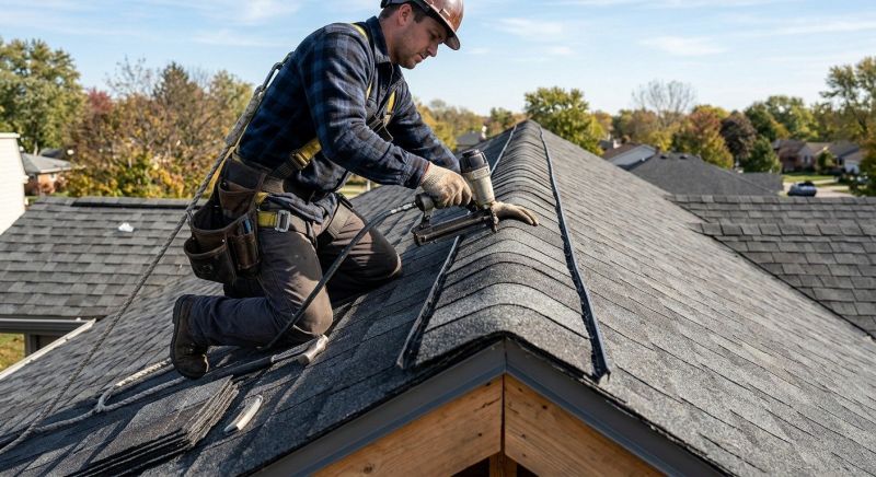 Ridge Cap Replacement in Logan County, OH