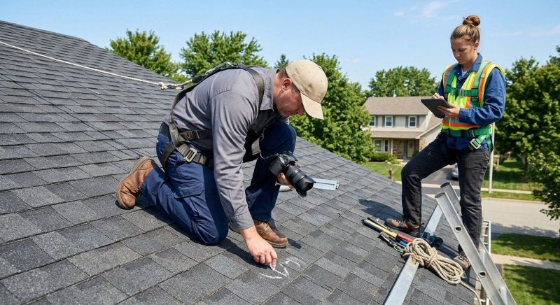 Roof Damage Inspection in Bellefontaine, OH