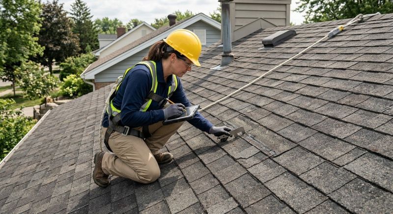 Roof Damage Inspection in Urbana, OH