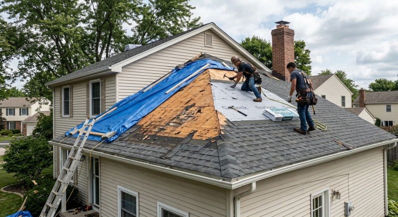 Roof Damage Repair in Bellefontaine, OH