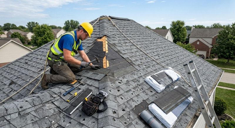 Roof Damage Repair in Richwood, OH