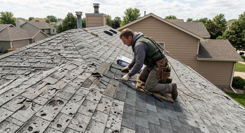 Roof Damage Restoration in Bellefontaine, OH