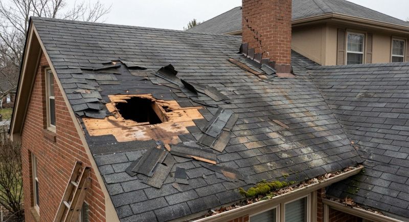 Roof Damage Restoration in Shelby County, OH