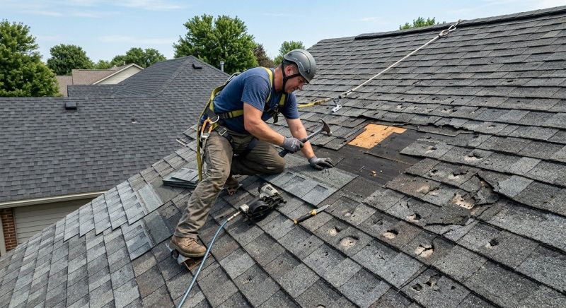 Roof Hail Damage Repair in Logan County, OH