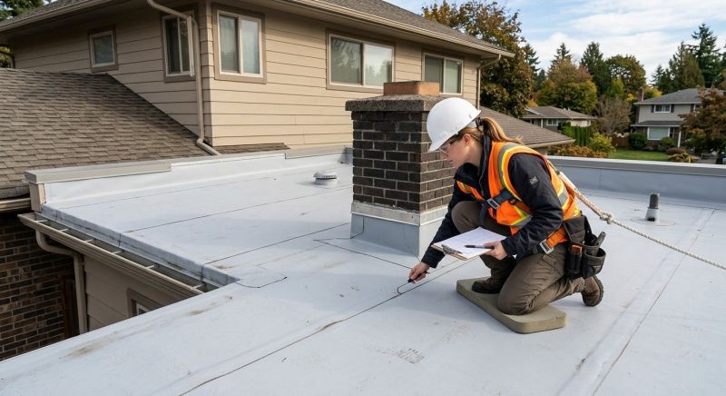 Rubber Roof Inspection in Logan County, OH