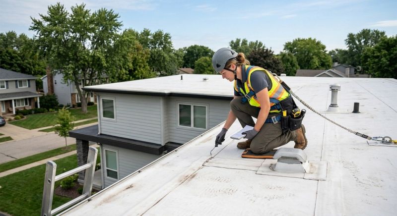 Rubber Roof Inspection in Logan County, OH