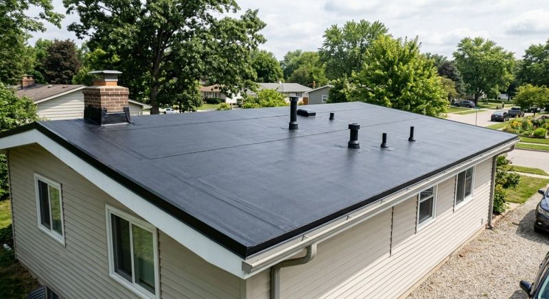 Rubber Roof Installation in Logan County, OH